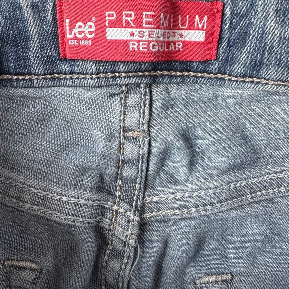 VINTAGE Lee Upcycled Cottagecore Patchwork Quilt Jeans Raw Hem Y2K Reworked 00/0